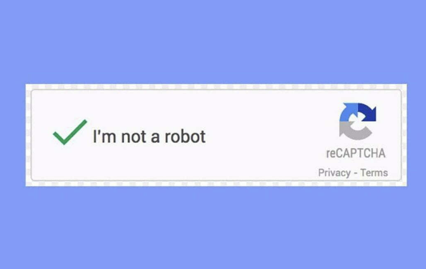 A CAPTCHA challenge